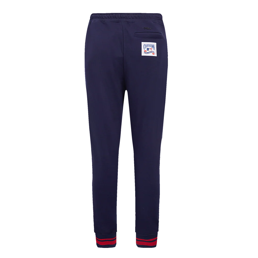 MLB LOS ANGELES ANGELS RETRO CLASSIC WOMEN'S RIB SWEATPANT (MIDNIGHT NAVY/RED/MIDNIGHT NAVY) - Image 4