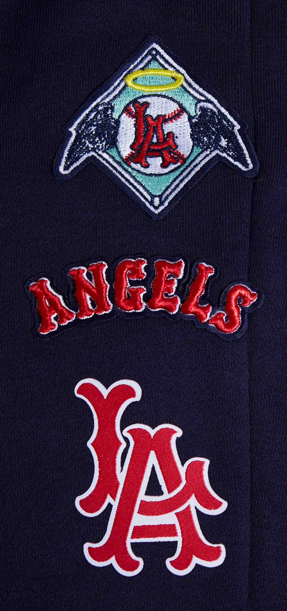 MLB LOS ANGELES ANGELS RETRO CLASSIC WOMEN'S RIB SWEATPANT (MIDNIGHT NAVY/RED/MIDNIGHT NAVY) - Image 5