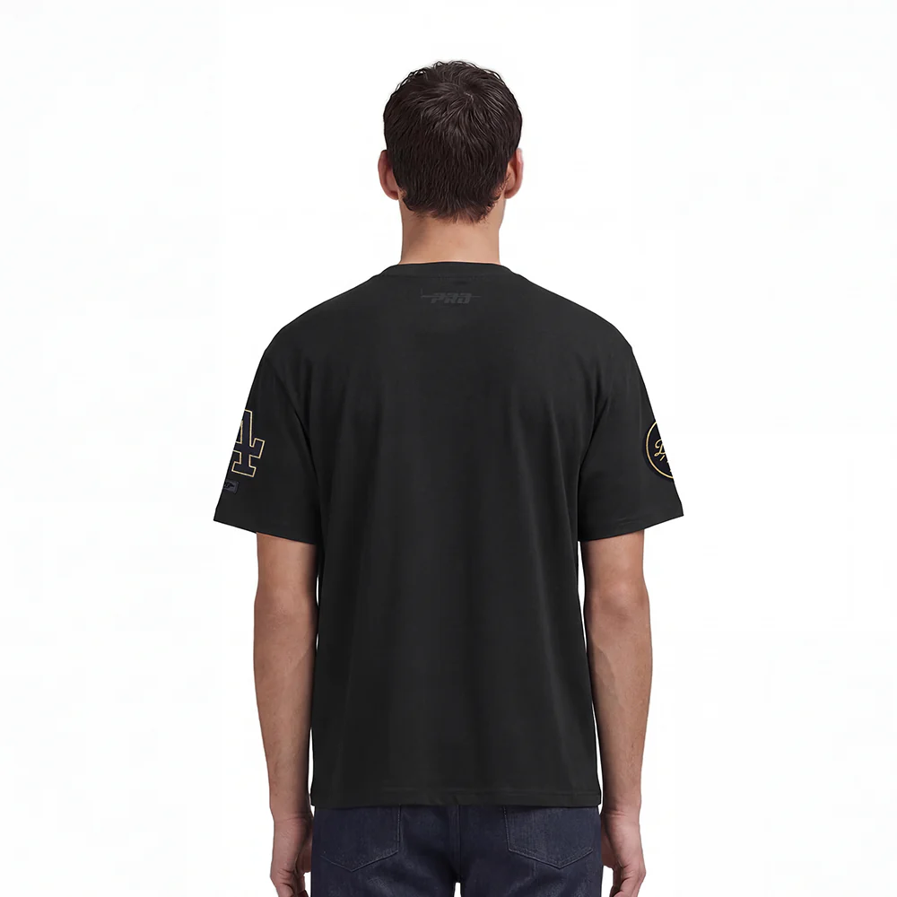 MLB LOS ANGELES DODGERS BLACK & GOLD SJ TOP (BLACK) - Image 2