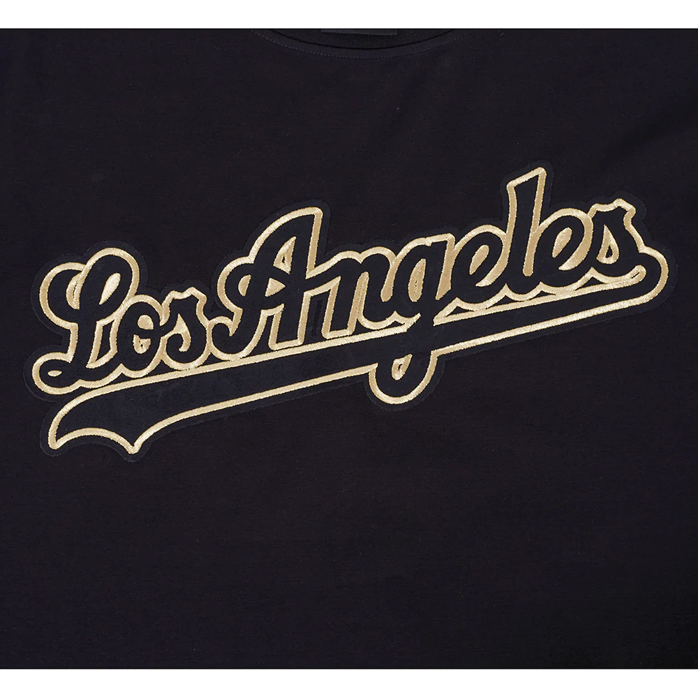 MLB LOS ANGELES DODGERS BLACK & GOLD SJ TOP (BLACK) - Image 5