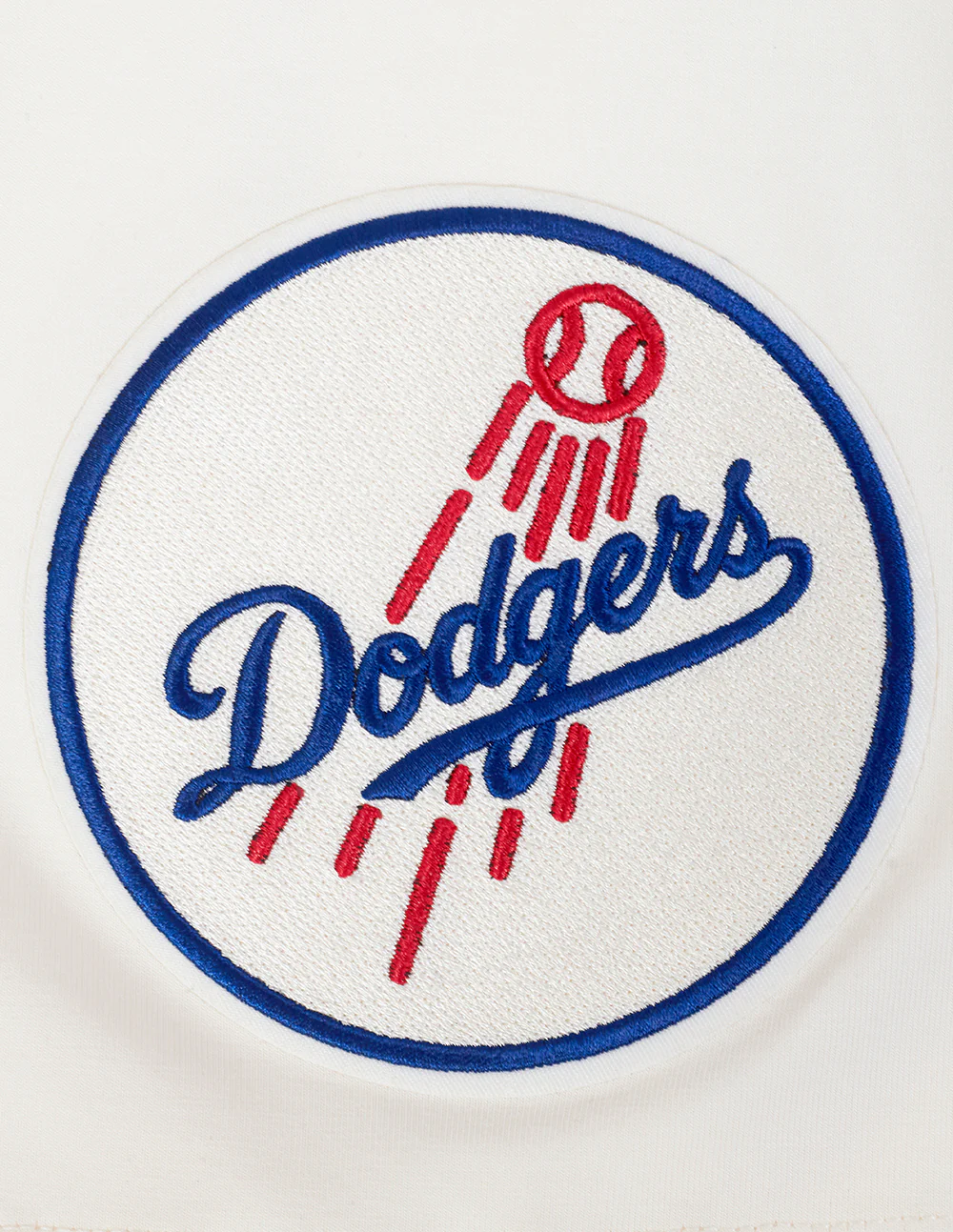 MLB LOS ANGELES DODGERS MODERN ORIGINALS MEN'S RINGER TOP (EGGSHELL/DODGER BLUE) - Image 8