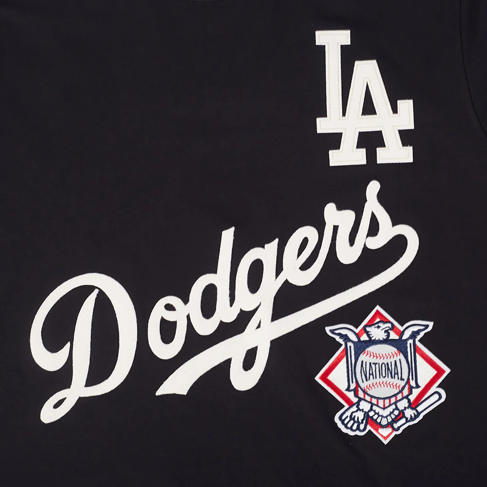MLB LOS ANGELES DODGERS SMU MEN'S S/S TEE (BLACK) - Image 7