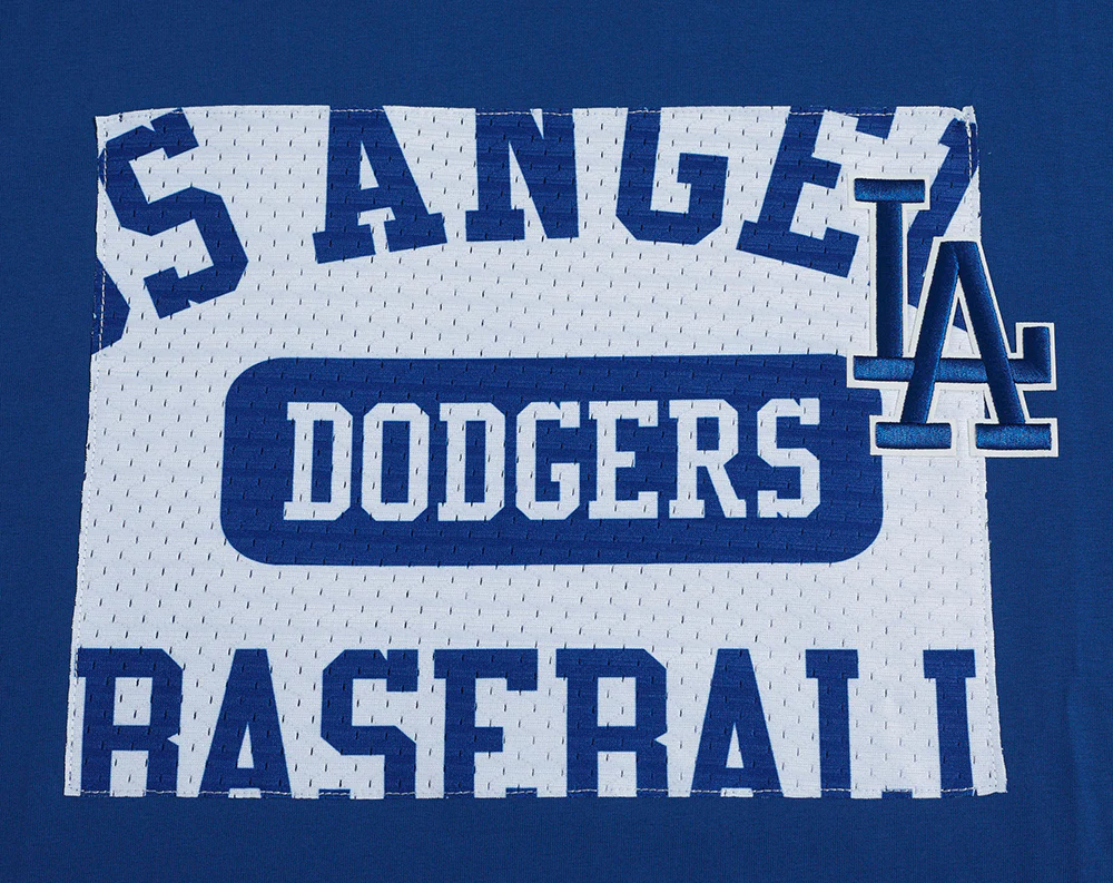 MLB LOS ANGELES DODGERS MADE TO PLAY COTTON JERSEY MEN'S DROP SHOULDER TEE (DODGER BLUE) - Image 5