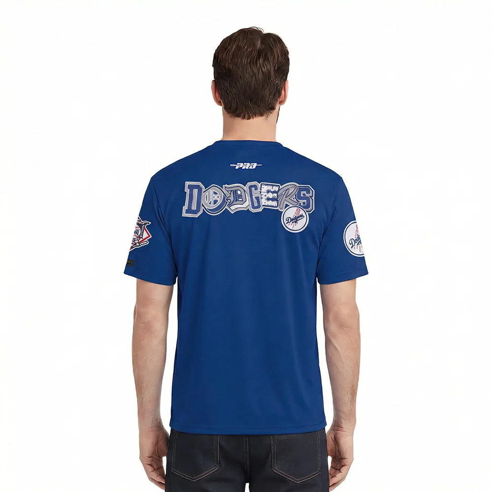 MLB LOS ANGELES DODGERS CITY RANSOM MEN'S SINGLE JERSEY TEE (DODGER BLUE) - Image 2