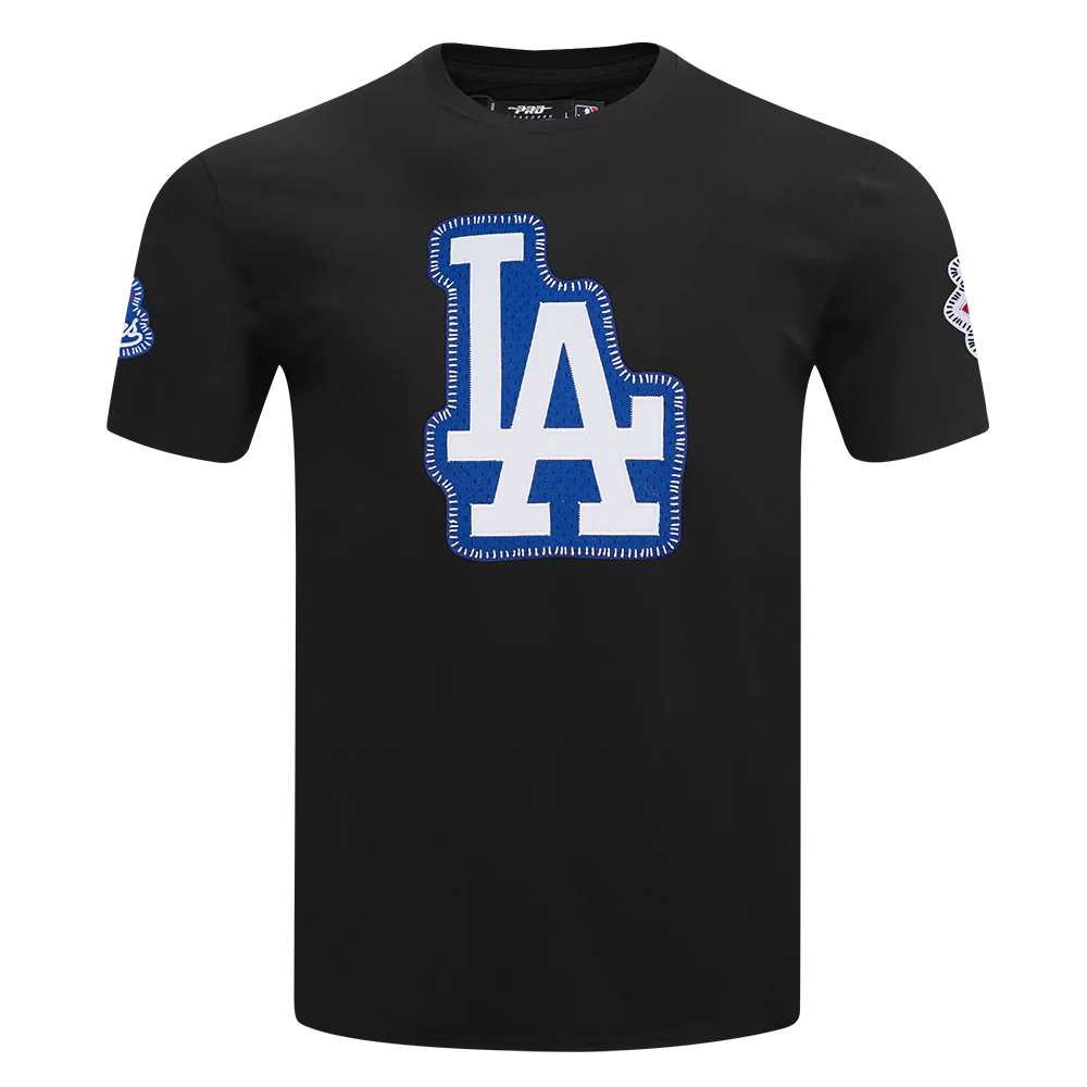 MLB LOS ANGELES DODGERS DIY PICK STITCH MEN'S SINGLE JERSEY TOP (BLACK) - Image 3