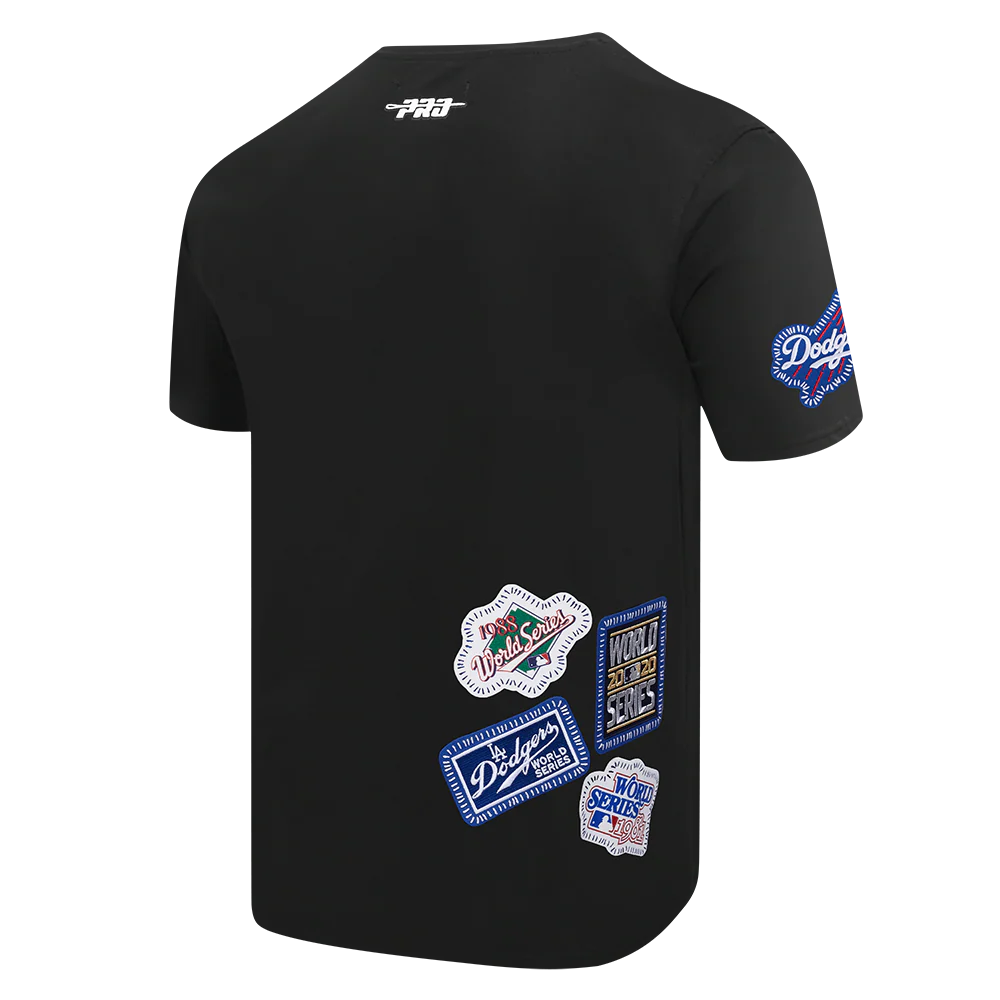 MLB LOS ANGELES DODGERS DIY PICK STITCH MEN'S SINGLE JERSEY TOP (BLACK) - Image 8