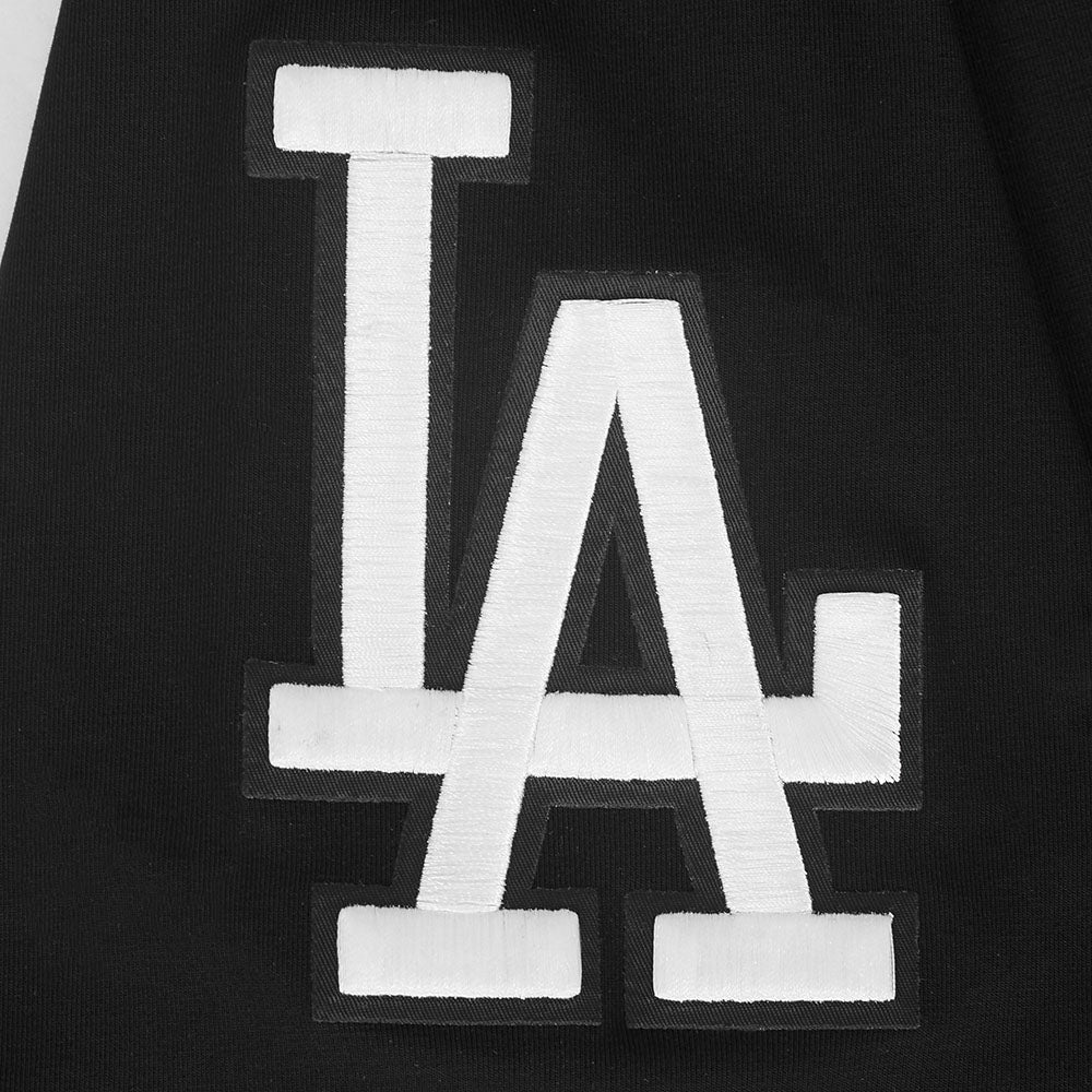 MLB LOS ANGELES DODGERS ECHO LOGO MEN'S SINGLE JERSEY TOP (BLACK) - Image 6