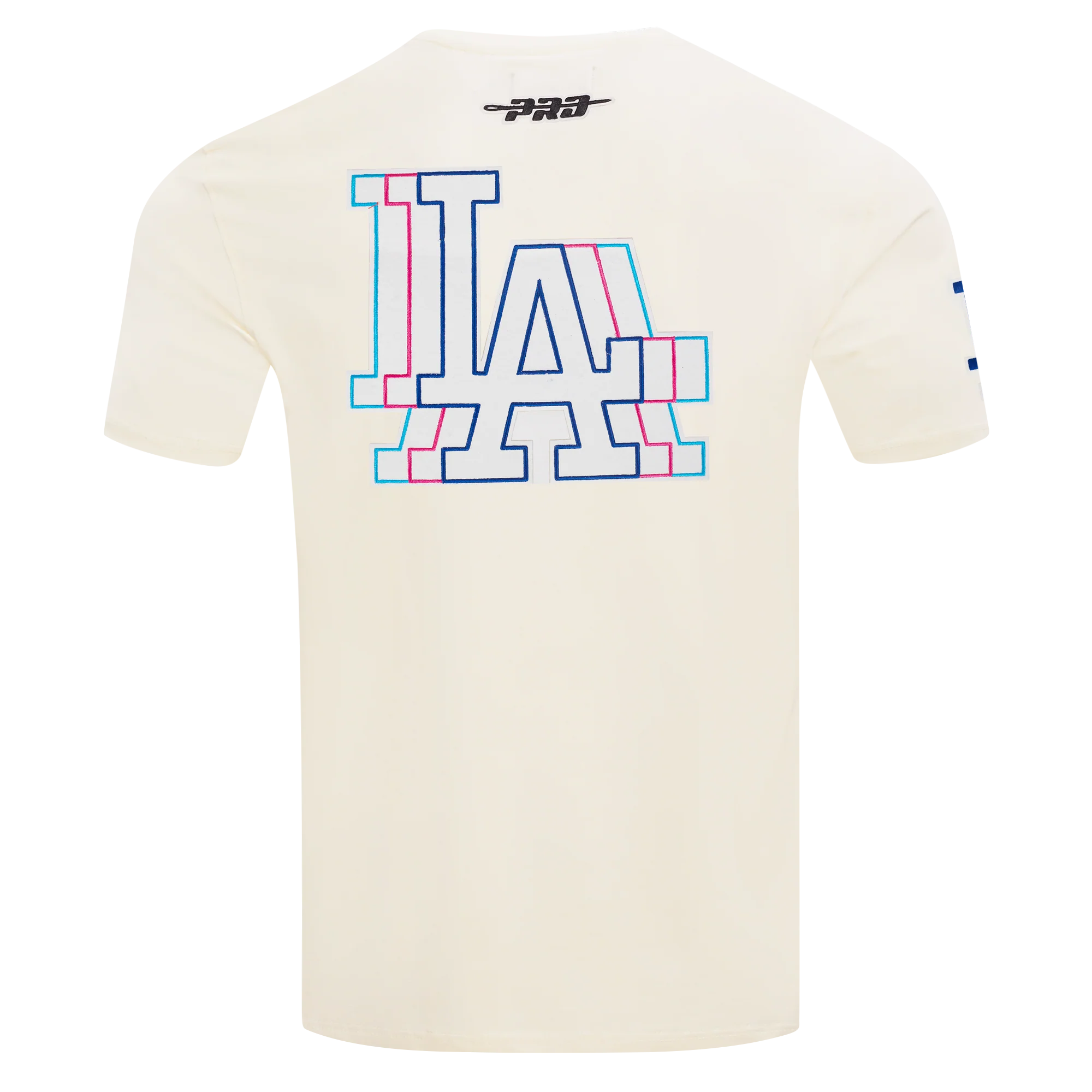 MLB LOS ANGELES DODGERS ECHO LOGO MEN'S SINGLE JERSEY TOP (EGGSHELL) - Image 3