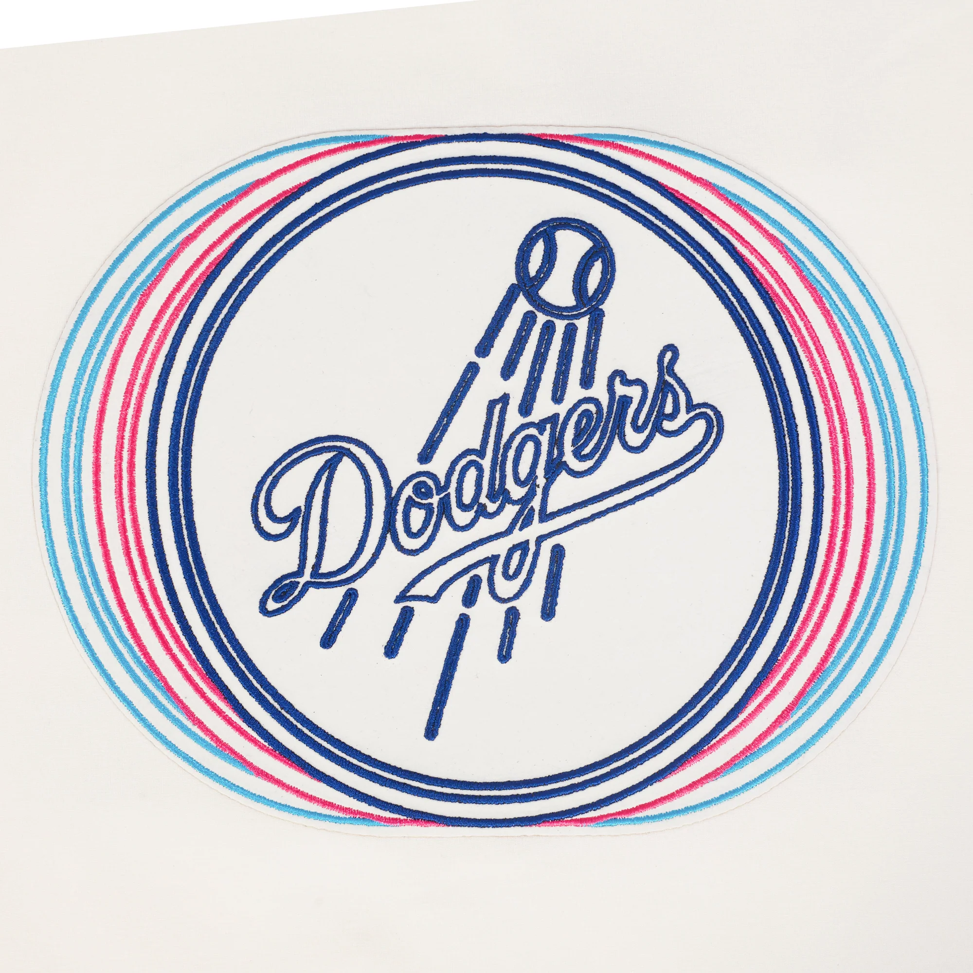 MLB LOS ANGELES DODGERS ECHO LOGO MEN'S SINGLE JERSEY TOP (EGGSHELL) - Image 5