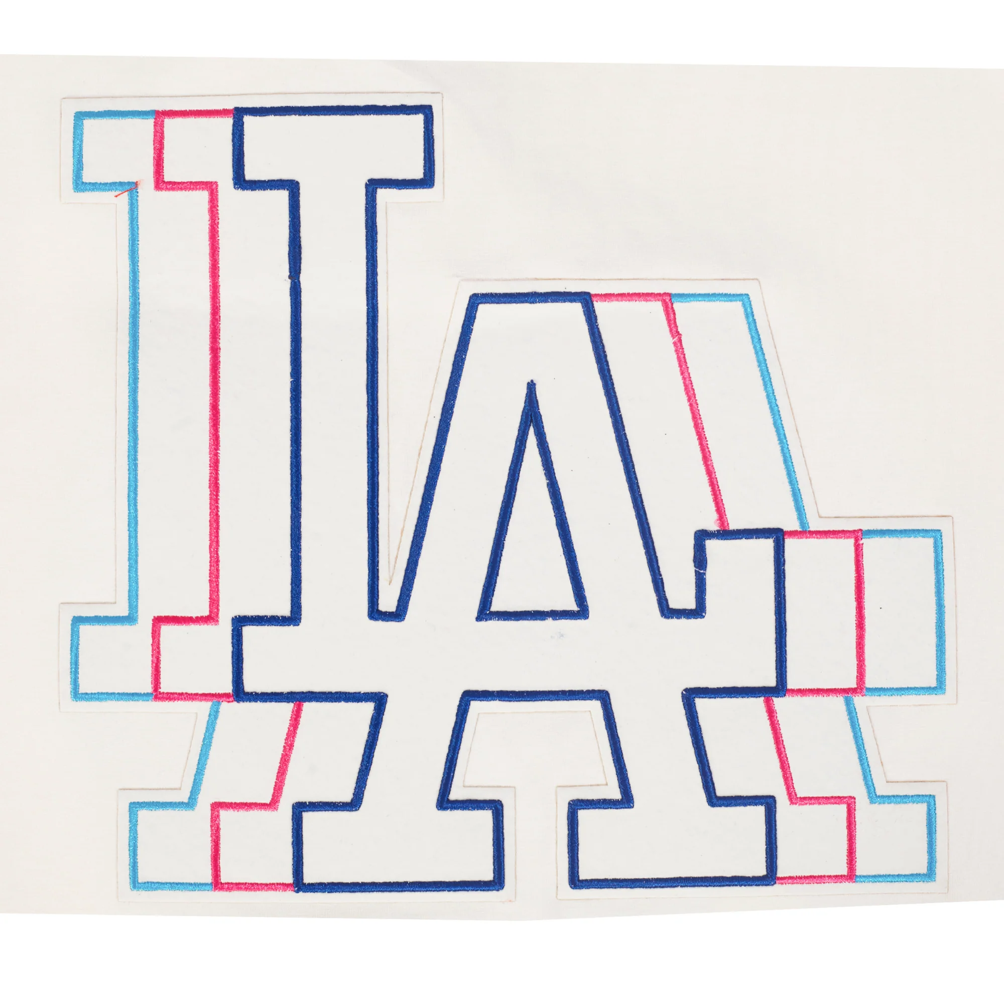 MLB LOS ANGELES DODGERS ECHO LOGO MEN'S SINGLE JERSEY TOP (EGGSHELL) - Image 7