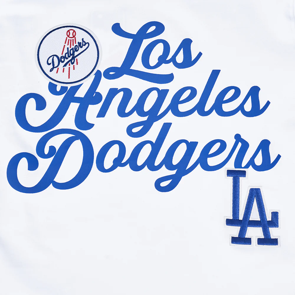 MLB LOS ANGELES DODGERS SOUVENIR MEN'S SINGLE JERSEY TOP (WHITE) - Image 5