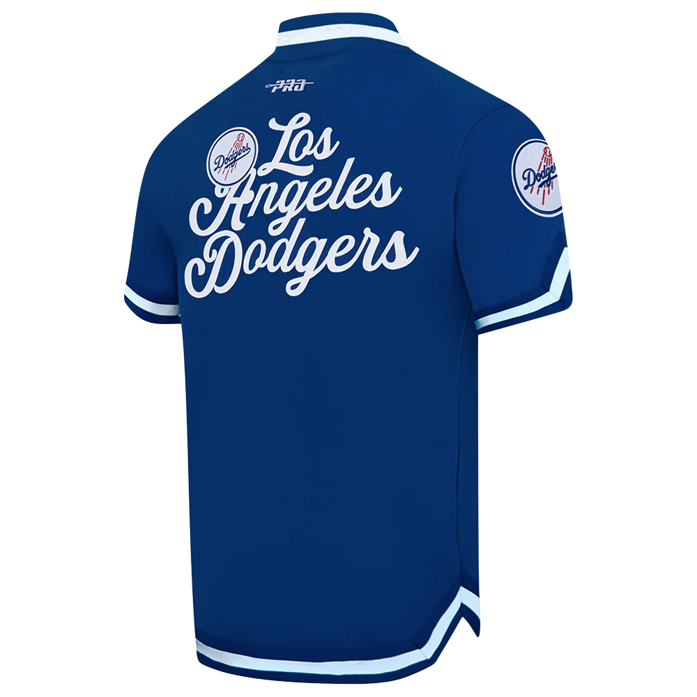 MLB LOS ANGELES DODGERS SOUVENIR MEN'S WARM UP JACKET (DODGER BLUE) - Image 4
