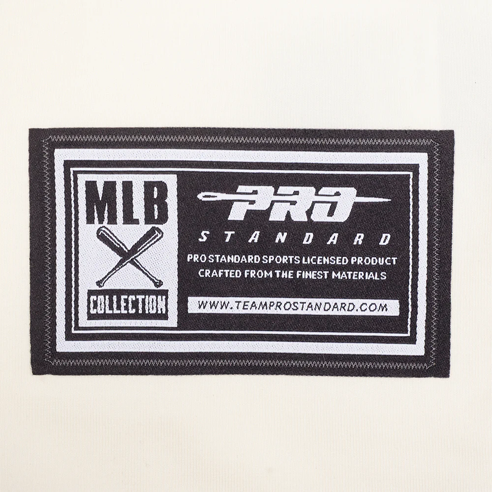 MLB LOS ANGELES DODGERS REBEL ATHLETICS STACKED LOGO MEN'S SJ TEE (EGGSHELL) - Image 7