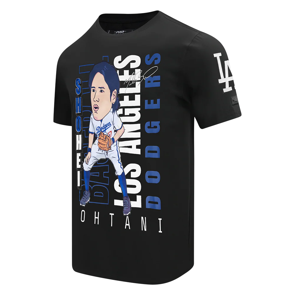 MLB LOS ANGELES DODGERS SHOHEI OHTANI #17 REMIX AVATAR MEN'S SJ TEE (BLACK) - Image 2
