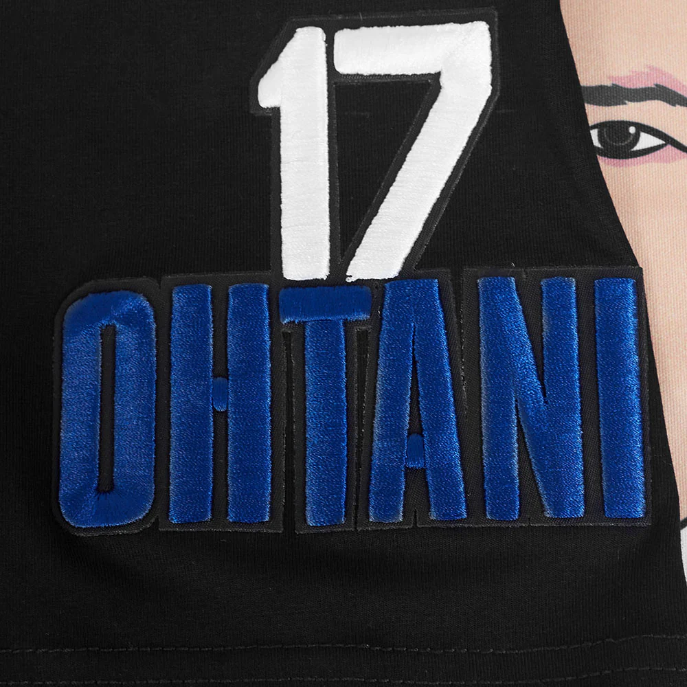 MLB LOS ANGELES DODGERS SHOHEI OHTANI #17 REMIX AVATAR MEN'S SJ TEE (BLACK) - Image 7