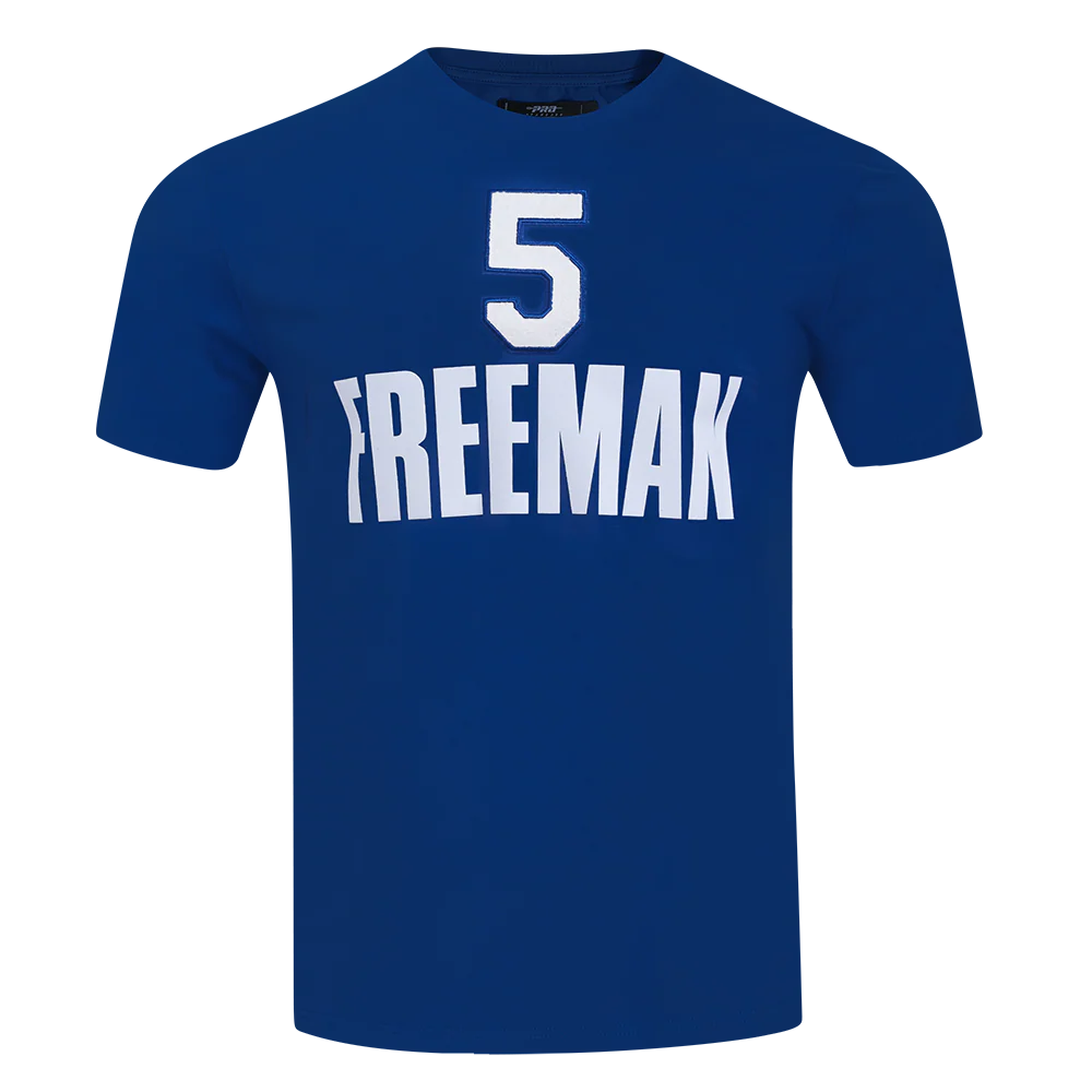 MLB LOS ANGELES DODGERS FREDDIE FREEMAN #5 CLASSIC MEN'S SINGLE JERSEY MEN'S TOP (DODGER BLUE)