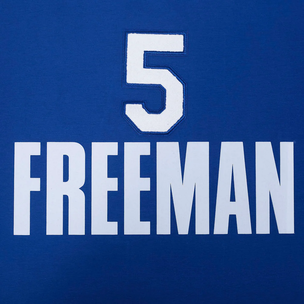MLB LOS ANGELES DODGERS FREDDIE FREEMAN #5 CLASSIC MEN'S SINGLE JERSEY MEN'S TOP (DODGER BLUE) - Image 6