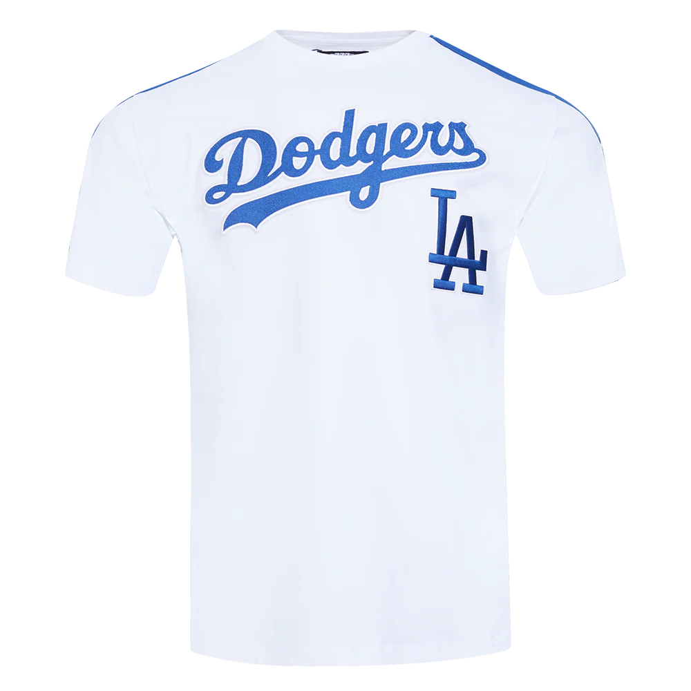 MLB LOS ANGELES DODGERS MOOKIE BETTS #50  CLASSIC MEN'S SINGLE JERSEY STRIPED TOP (WHITE/DODGER BLUE)