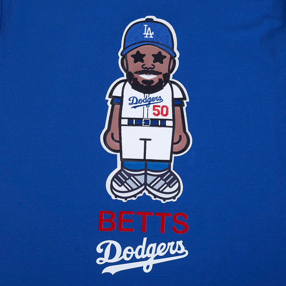 MLB LOS ANGELES DODGERS MOOKIE BETTS #50 AVATAR MEN'S SJ TEE (DODGER BLUE) - Image 5