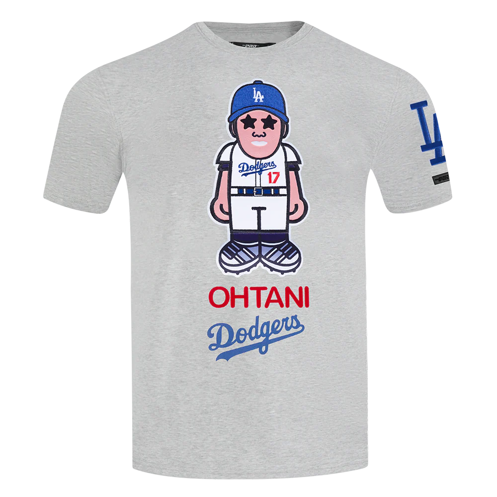 MLB LOS ANGELES DODGERS SHOHEI OHTANI #17 AVATAR MEN'S SJ TEE (HEATHER GREY)