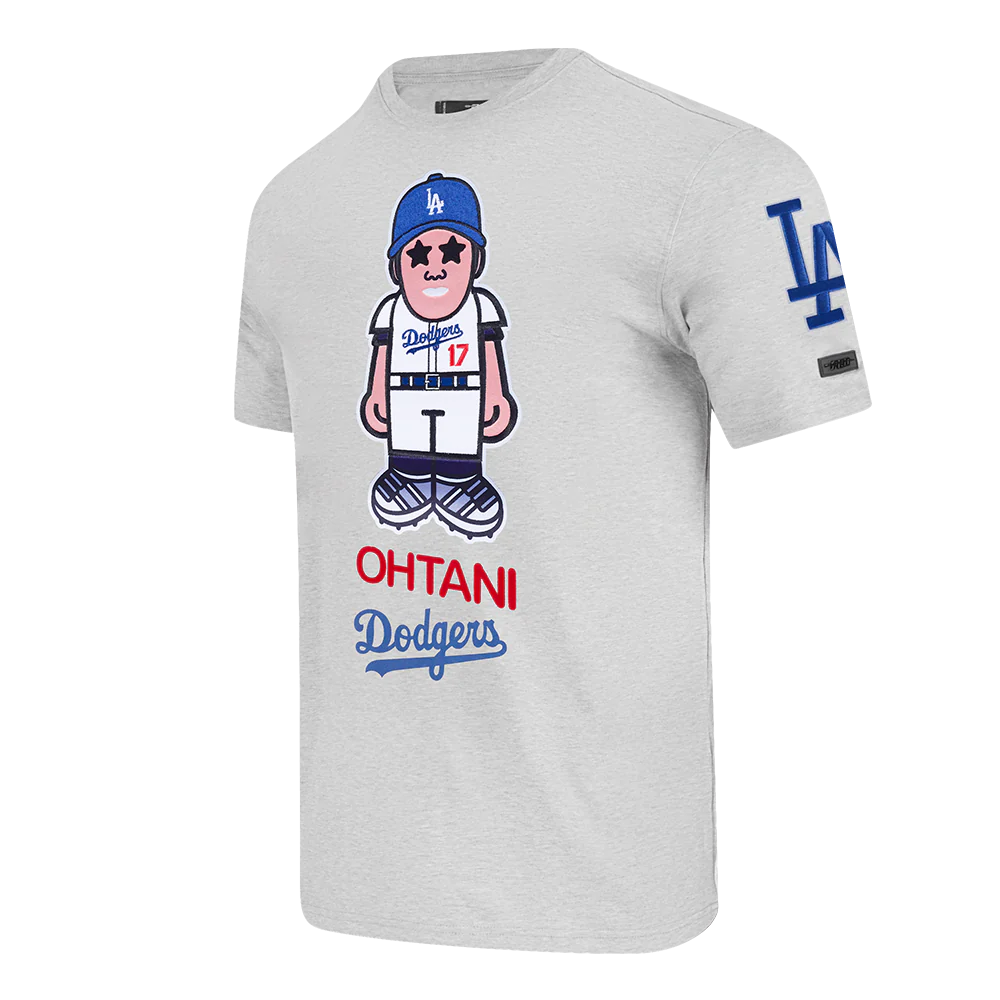 MLB LOS ANGELES DODGERS SHOHEI OHTANI #17 AVATAR MEN'S SJ TEE (HEATHER GREY) - Image 2