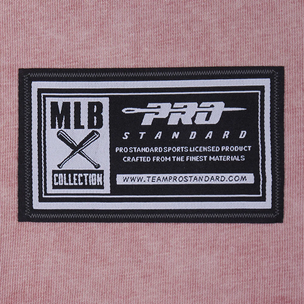 MLB LOS ANGELES DODGERS STREET TEAM MEN'S CJ DROP SHOULDER ENZYME WASH TEE (WASHED MAUVE) - Image 7