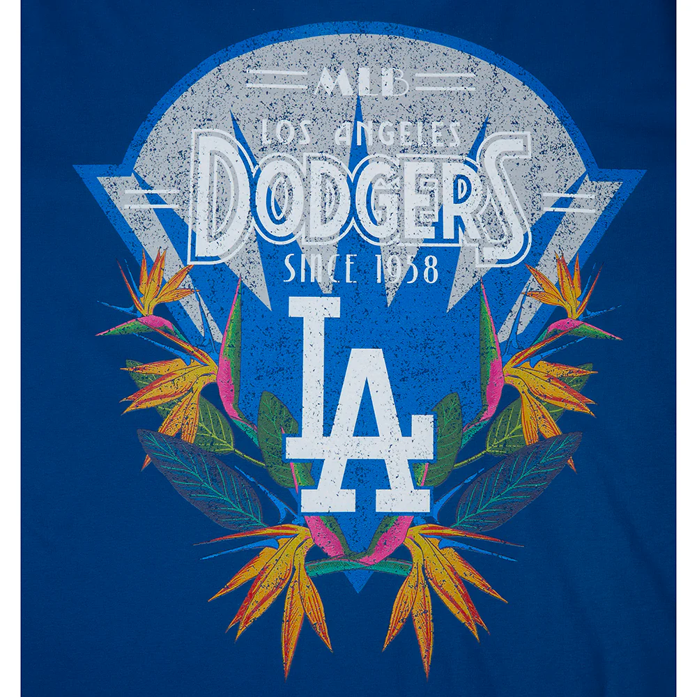 MLB LOS ANGELES DODGERS PARADISE MEN'S S/S TEE (DODGER BLUE) - Image 9