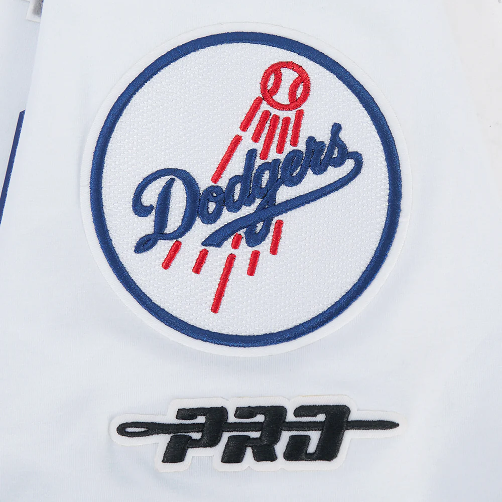 MLB LOS ANGELES DODGERS LETTERMAN MEN'S S/S TEE (WHITE) - Image 6