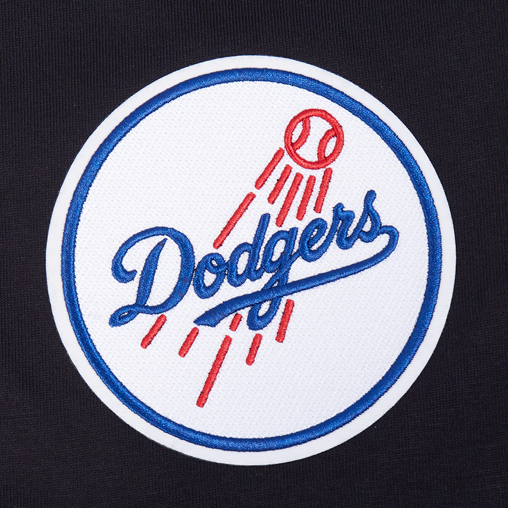 MLB LOS ANGELES DODGERS WINGSPAN MEN'S CJ DROP SHOULDER TEE (BLACK/DODGER BLUE) - Image 9
