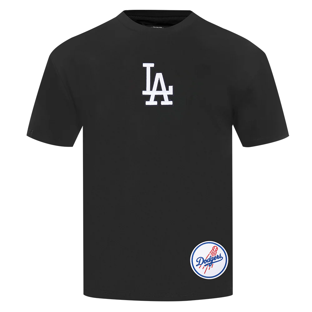 MLB LOS ANGELES DODGERS WINGSPAN MEN'S CJ DROP SHOULDER TEE (BLACK) - Image 3