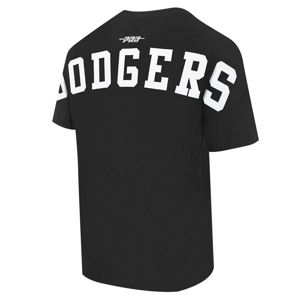 MLB LOS ANGELES DODGERS WINGSPAN MEN'S CJ DROP SHOULDER TEE (BLACK) - Image 5