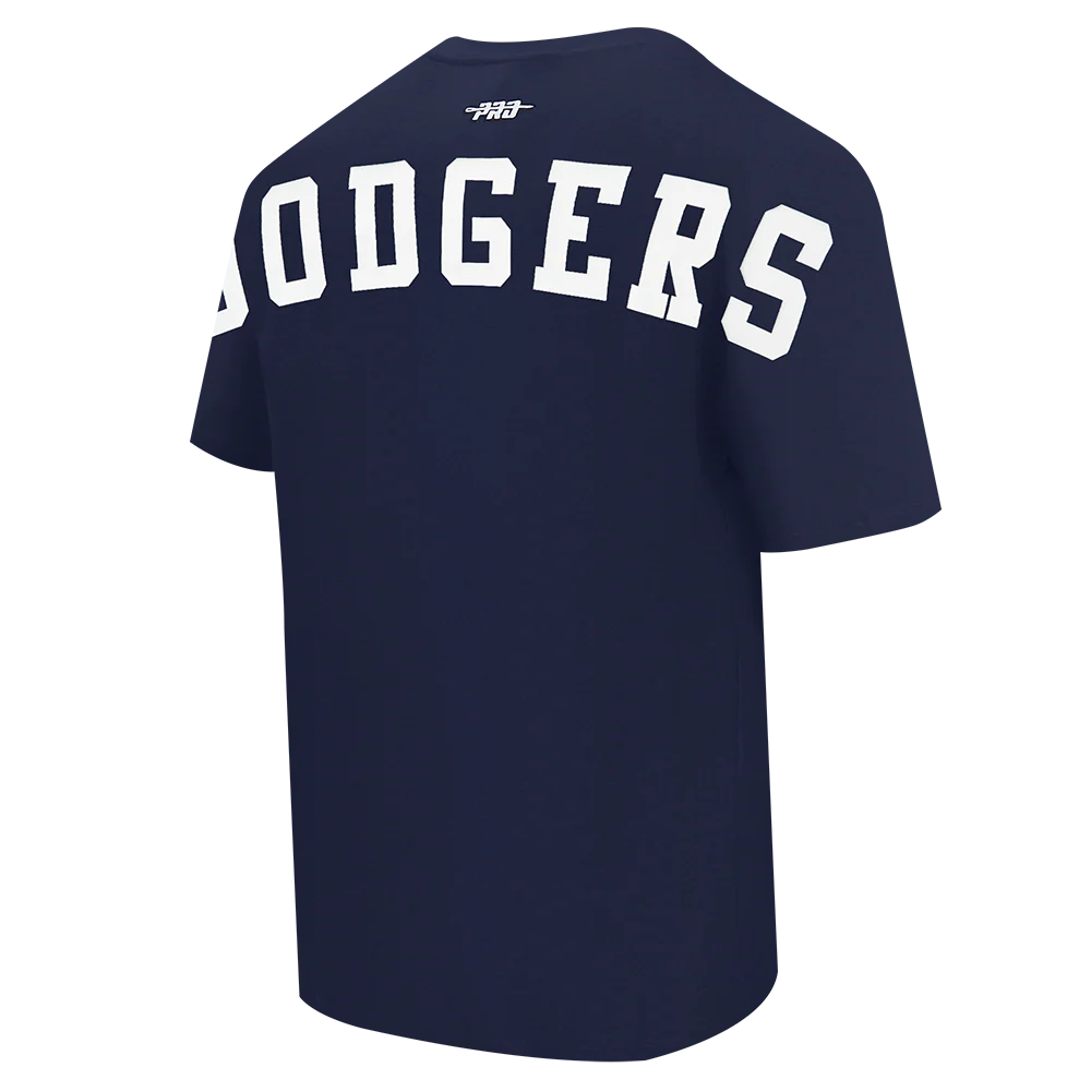 MLB LOS ANGELES DODGERS WINGSPAN MEN'S CJ DROP SHOULDER TEE V2 (MIDNIGHT NAVY) - Image 4