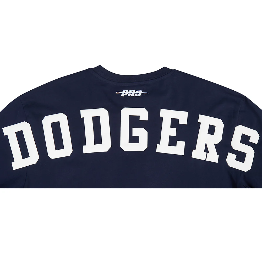 MLB LOS ANGELES DODGERS WINGSPAN MEN'S CJ DROP SHOULDER TEE V2 (MIDNIGHT NAVY) - Image 5