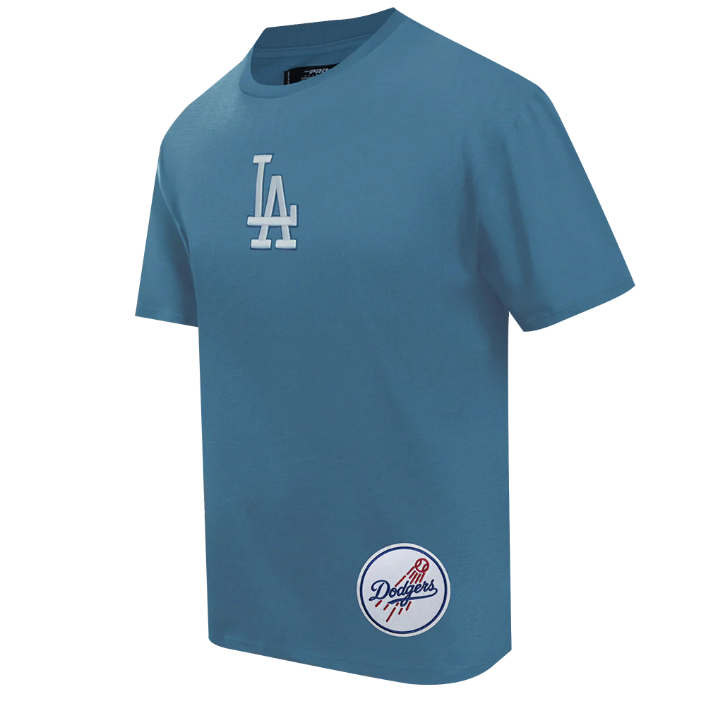 MLB LOS ANGELES DODGERS WINGSPAN MEN'S CJ DROP SHOULDER TEE V2 (STEEL BLUE) - Image 3