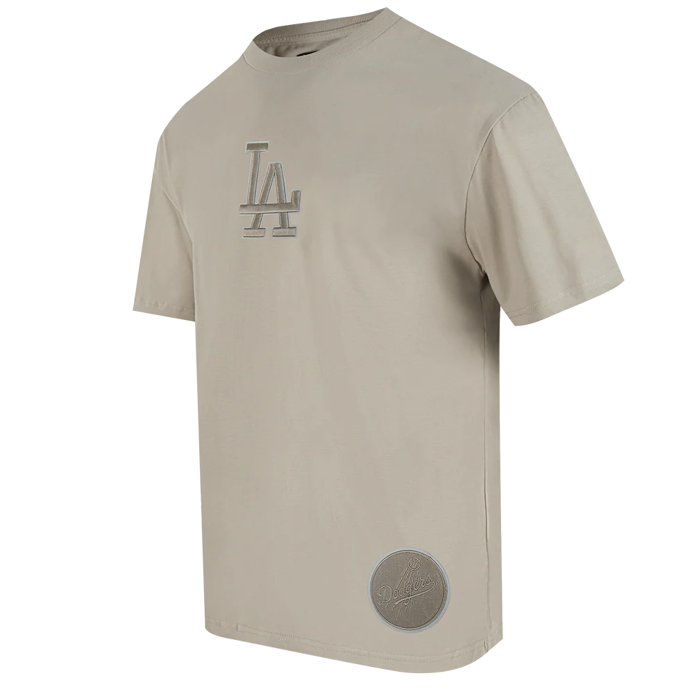 MLB LOS ANGELES DODGERS WINGSPAN MEN'S CJ DROP SHOULDER TEE (TAUPE) - Image 4