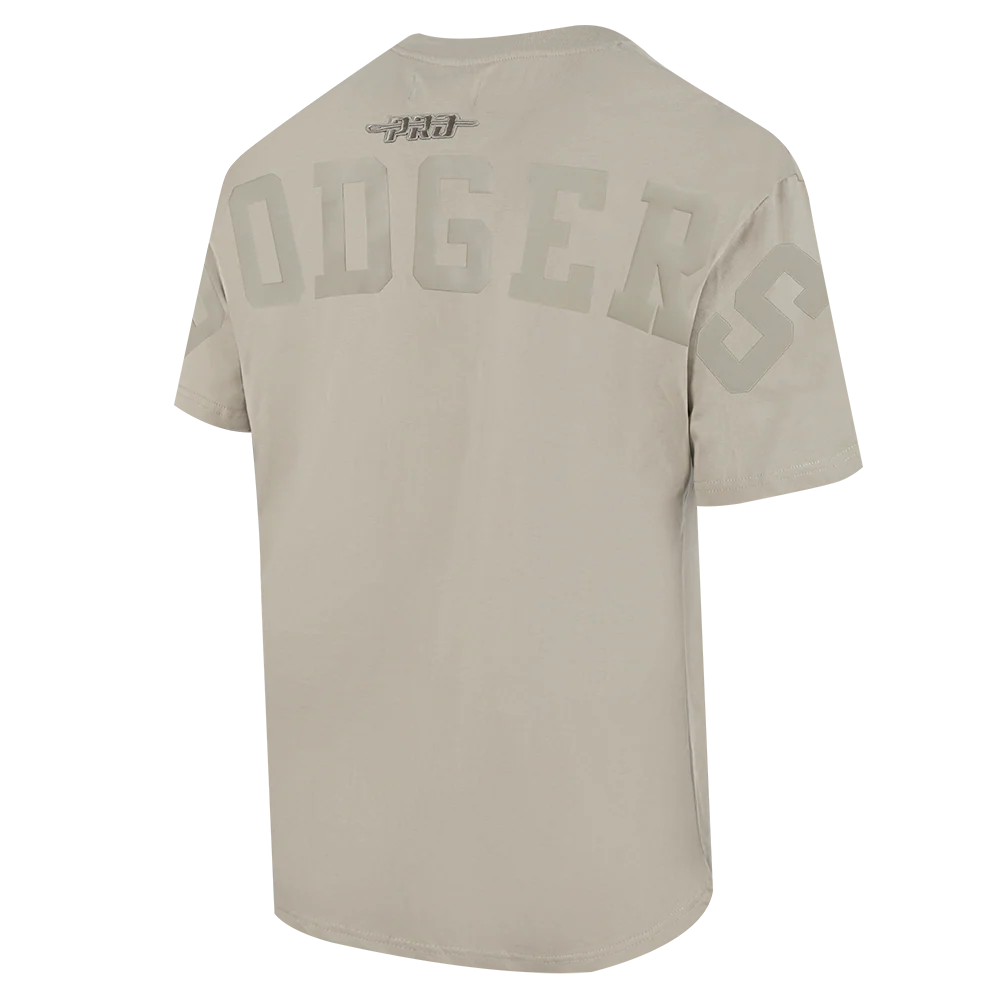 MLB LOS ANGELES DODGERS WINGSPAN MEN'S CJ DROP SHOULDER TEE (TAUPE) - Image 6