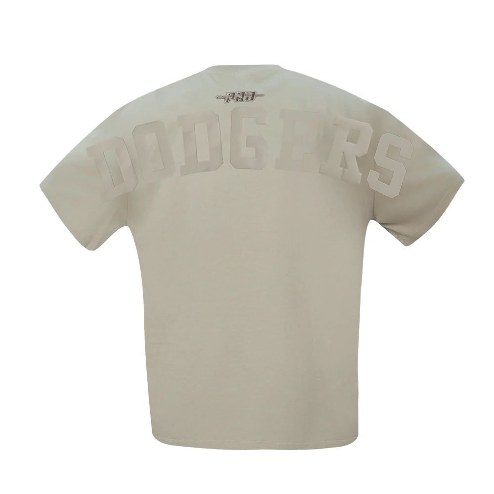 MLB LOS ANGELES DODGERS WINGSPAN MEN'S CJ DROP SHOULDER TEE (TAUPE) - Image 7