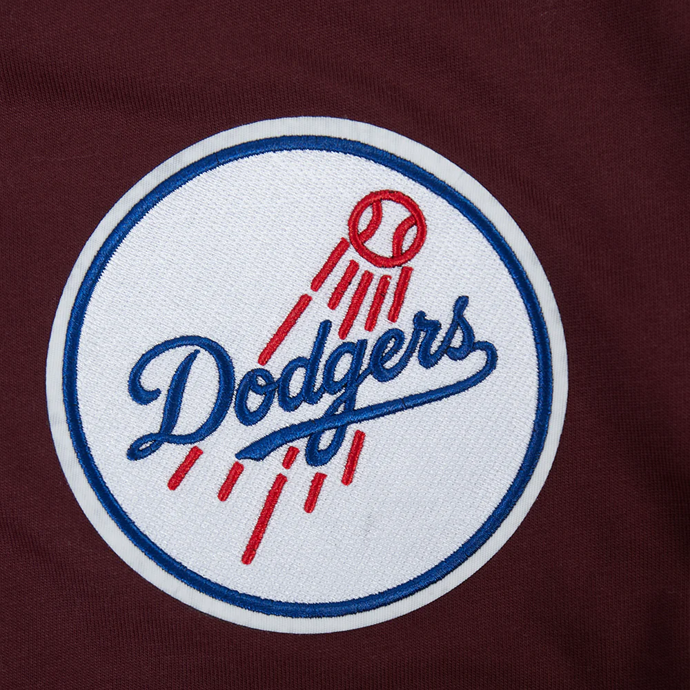 MLB LOS ANGELES DODGERS WINGSPAN MEN'S CJ DROP SHOULDER TEE V2 (WINE) - Image 5