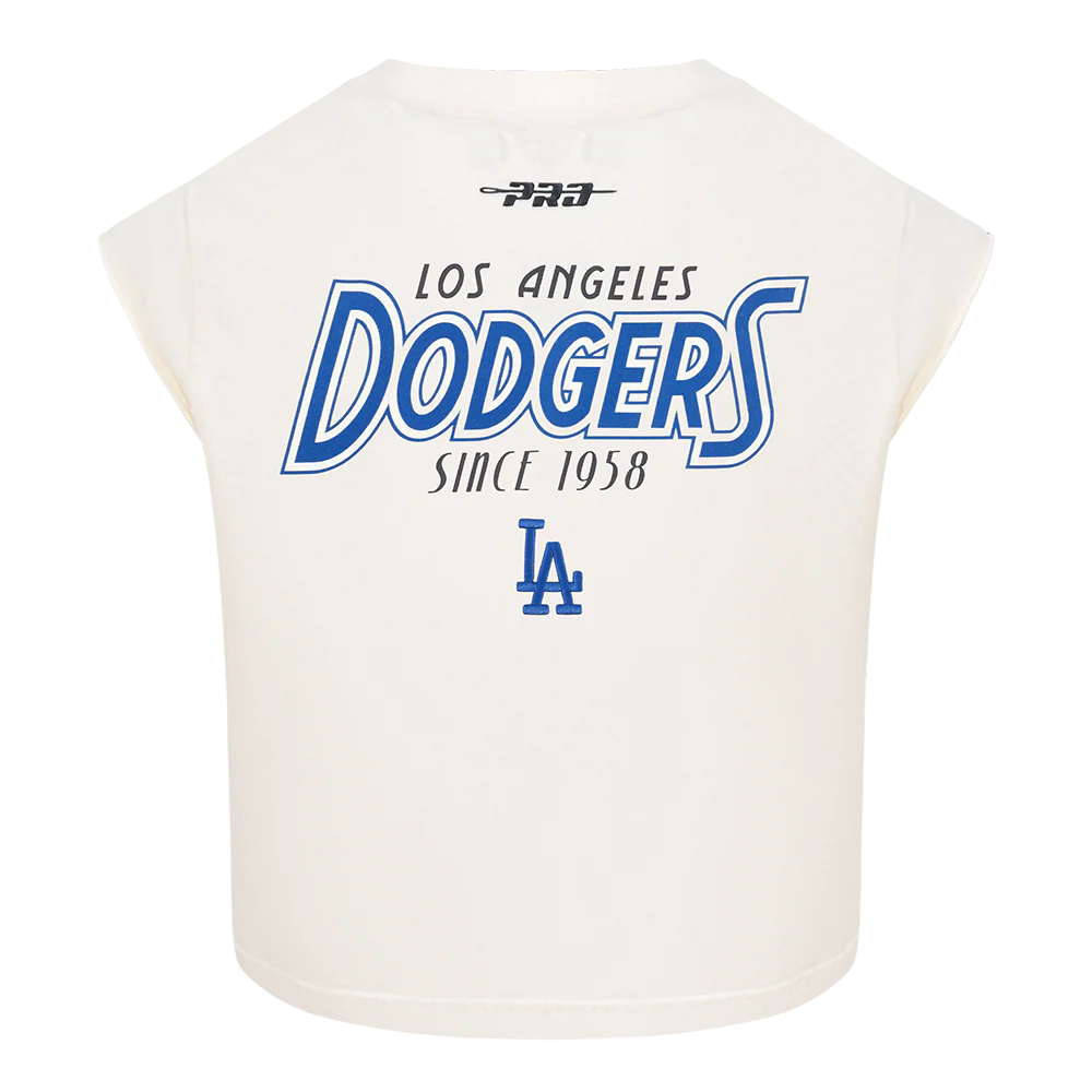 MLB LOS ANGELES DODGERS PARADISE MEN'S S/S TEE (EGGSHELL) - Image 4