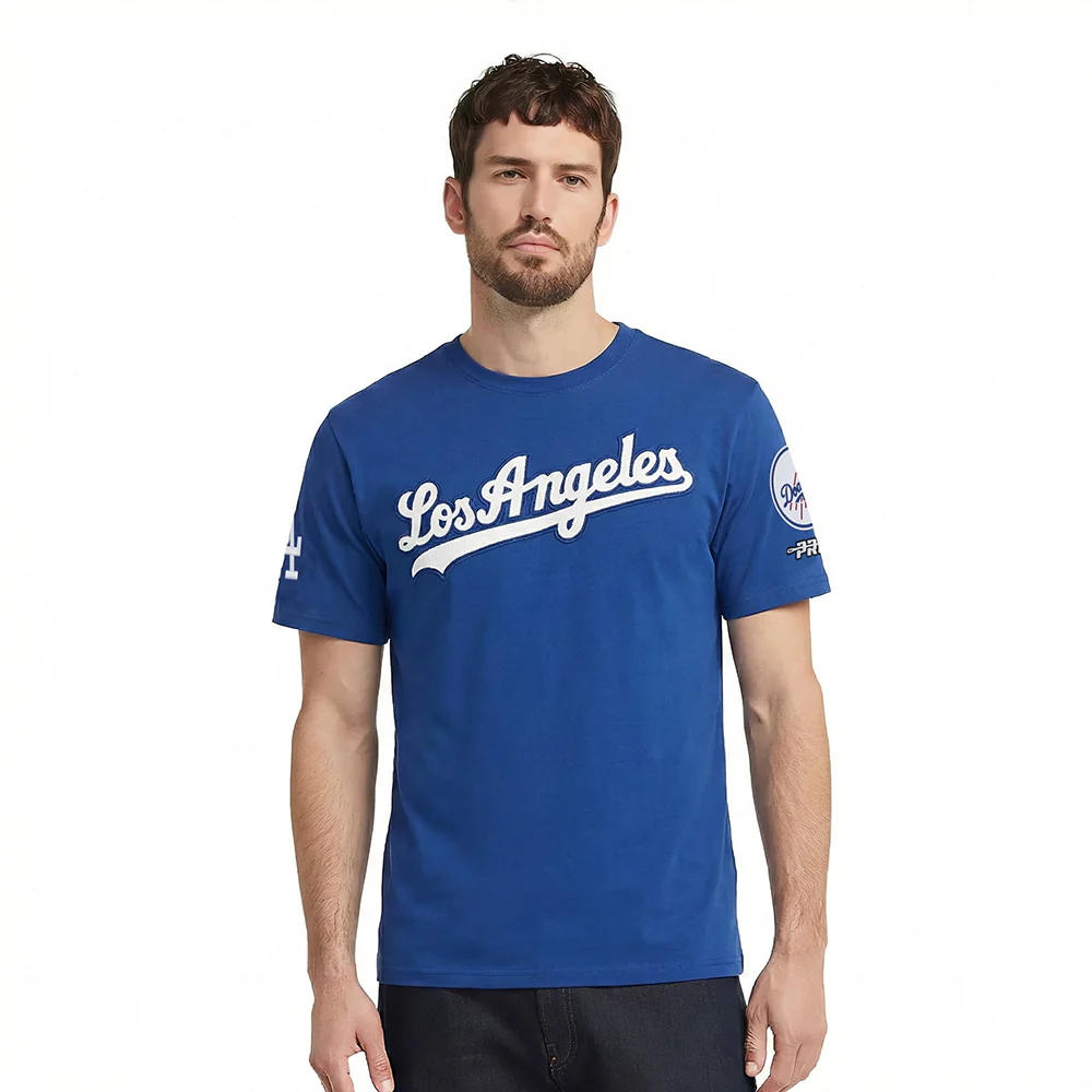 MLB LOS ANGELES DODGERS CLASSIC CHENILLE MEN'S S/S TEE (DODGER BLUE)