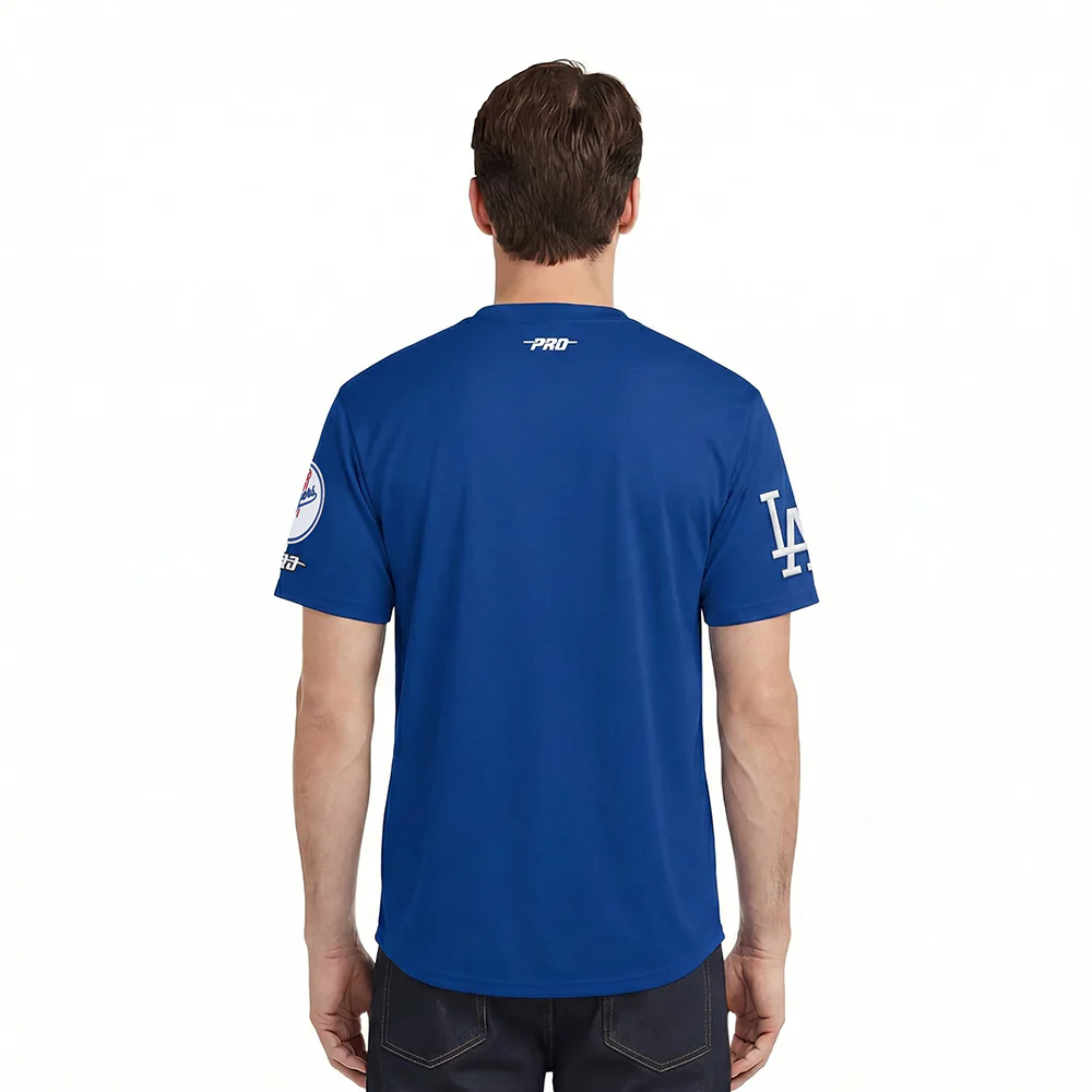 MLB LOS ANGELES DODGERS CLASSIC CHENILLE MEN'S S/S TEE (DODGER BLUE) - Image 2