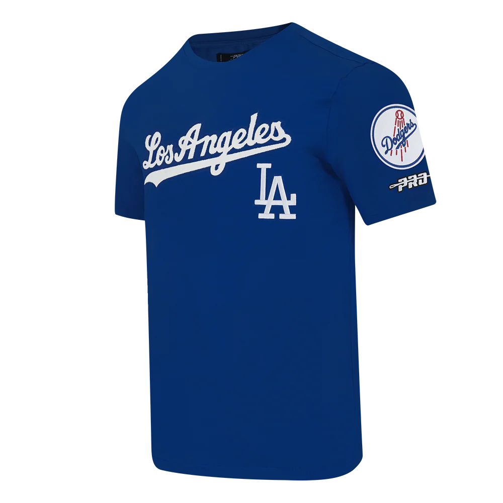 MLB LOS ANGELES DODGERS CLASSIC CHENILLE MEN'S S/S TEE (DODGER BLUE) - Image 3