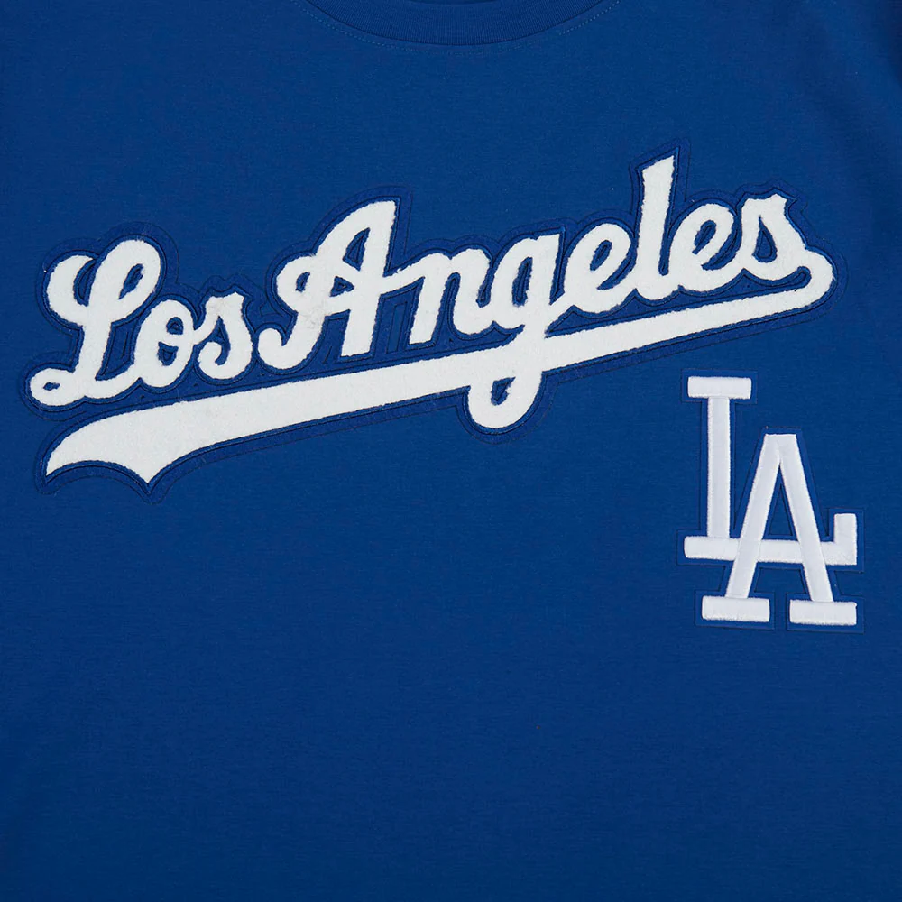 MLB LOS ANGELES DODGERS CLASSIC CHENILLE MEN'S S/S TEE (DODGER BLUE) - Image 5