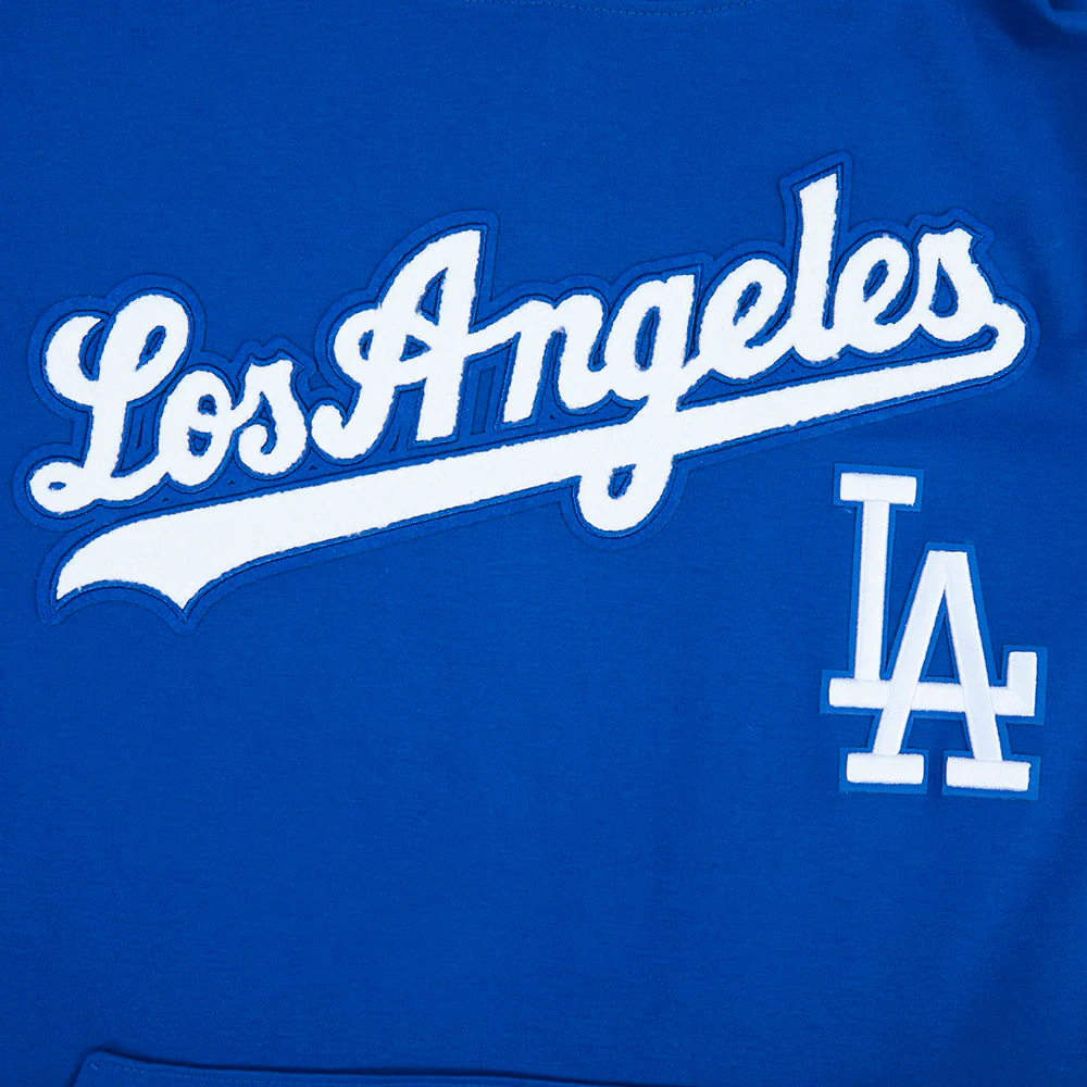 MLB LOS ANGELES DODGERS CLASSIC CHENILLE MEN'S SS PO HOODIE (DODGER BLUE) - Image 5
