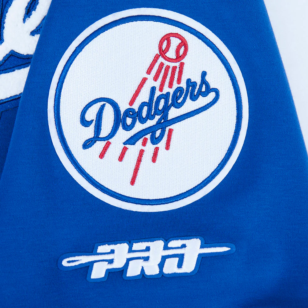 MLB LOS ANGELES DODGERS CLASSIC CHENILLE MEN'S SS PO HOODIE (DODGER BLUE) - Image 6