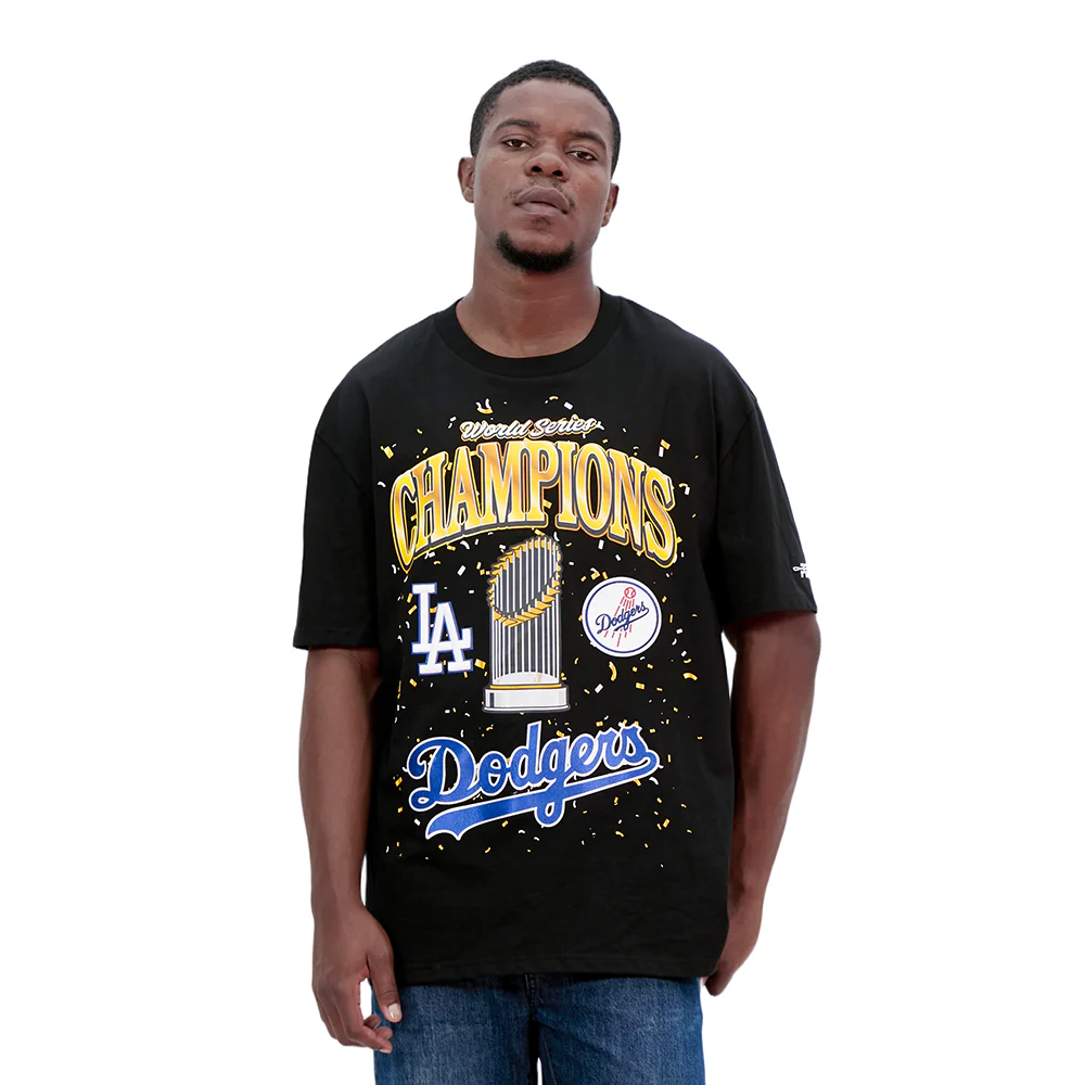 MLB LOS ANGELES DODGERS MLB WORLD SERIES 2025 MEN´S CJ DROP SHOULDER TOP (BLACK)