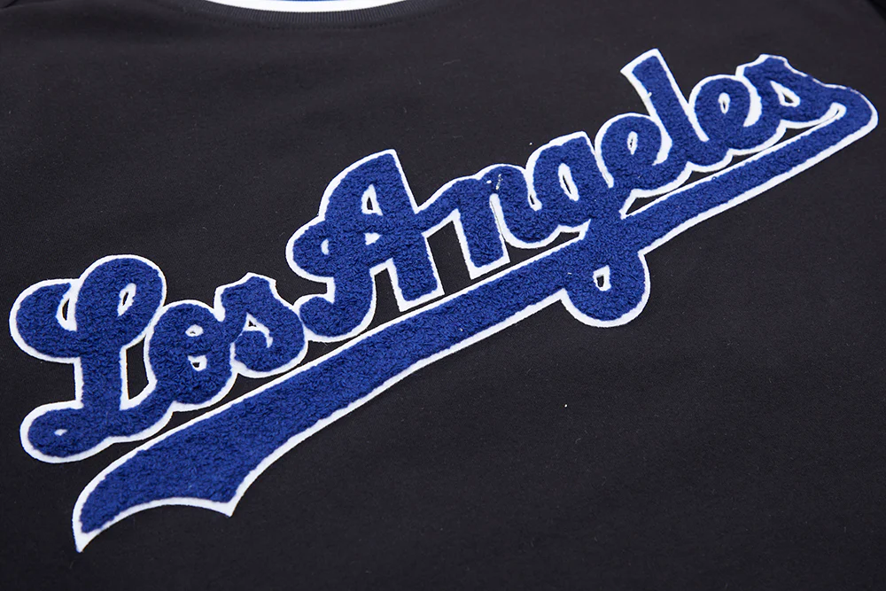 MLB LOS ANGELES DODGERS CLASSIC CHENILLE MEN'S S/S TEE (BLACK) - Image 11