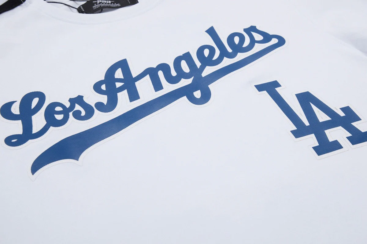 MLB LOS ANGELES DODGERS LOGO PRO TEAM MEN'S TAPING TOP (WHITE) - Image 5