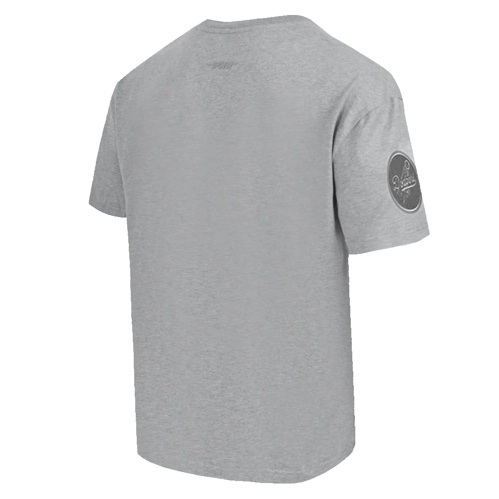 MLB LOS ANGELES DODGERS NEUTRAL MEN'S DROP SHOULDER TOP (DARK HEATHER GRAY) - Image 3