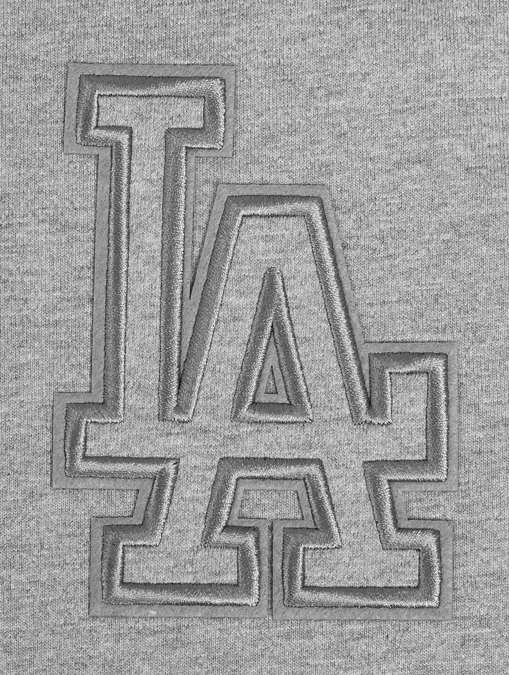 MLB LOS ANGELES DODGERS NEUTRAL MEN'S DROP SHOULDER TOP (DARK HEATHER GRAY) - Image 6